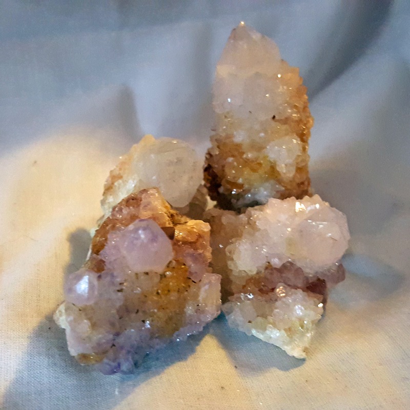 Natural Spirit Quartz Crystals from Kwandebele, South Africa